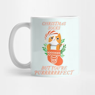 Christmas Socks But You're Perfect Mug